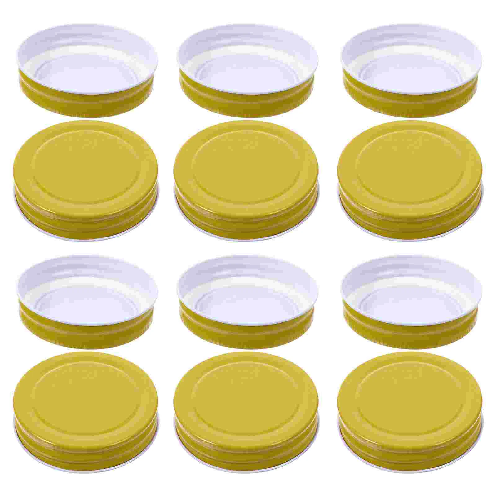 

Mason Jars Rings 12Pcs 70Mm Wide Mouth Canning Lids Reusable Type Cover Storage Caps Or Kerr Jars Generic Ring