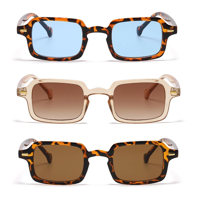 

Small Rectangle Sunglasses Women Rectangle Vintage Brand Designer Square Sun Glasses For Women Shades Female Anti-glare Eyewear