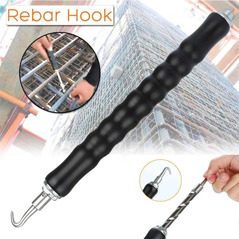 

Rebar Tie Wire Twister Hook Semi Automatic Steel Bar Hook Straight Pull Binding Iron Wire Binding Hooks Steel Bar Tying Hooks