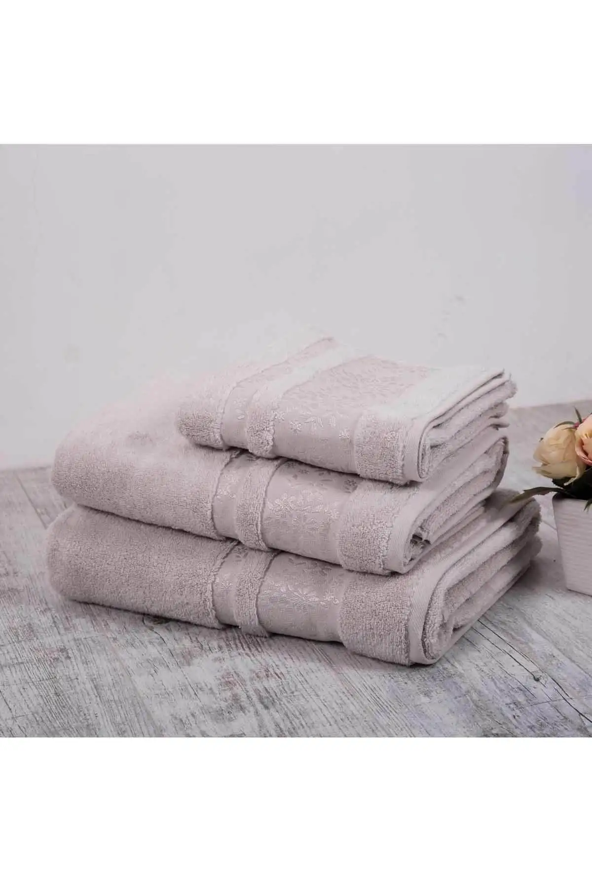 

Банное полотенце из микрохлопка, 90x150-серого цвета