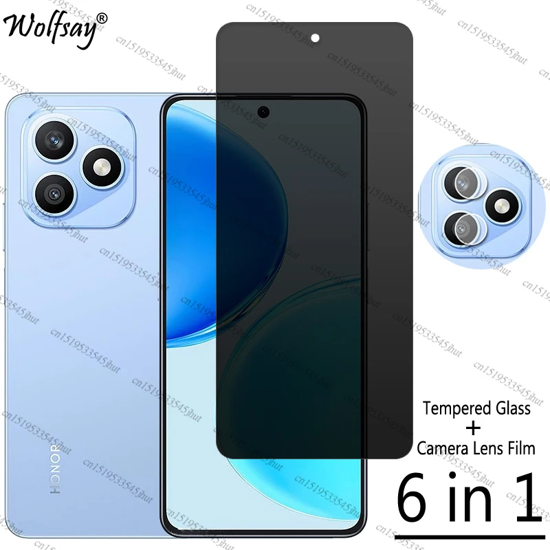 Фото Защитная пленка для экрана для Honor X8d, противошпионское закаленное стекло Honor X8d, пленка для объектива камеры, стекло для Honor X8d, стекло 6,77 дюйма №1