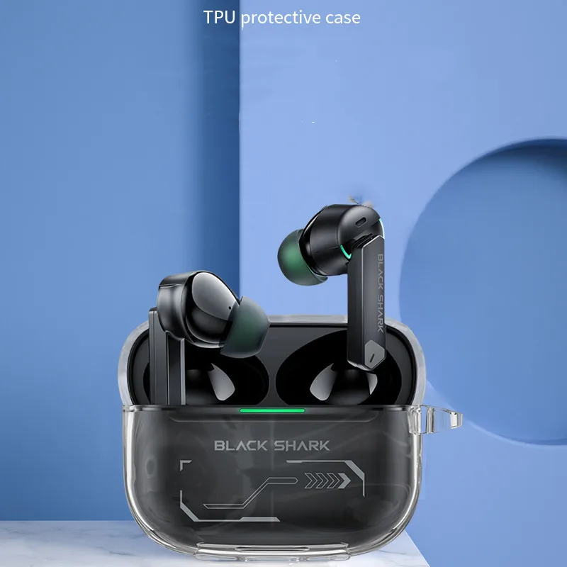 

Мягкая искусственная кожа ТПУ для black shark Feng Ming TWS защитный чехол для беспроводных наушников Bluetooth зарядное устройство сумки