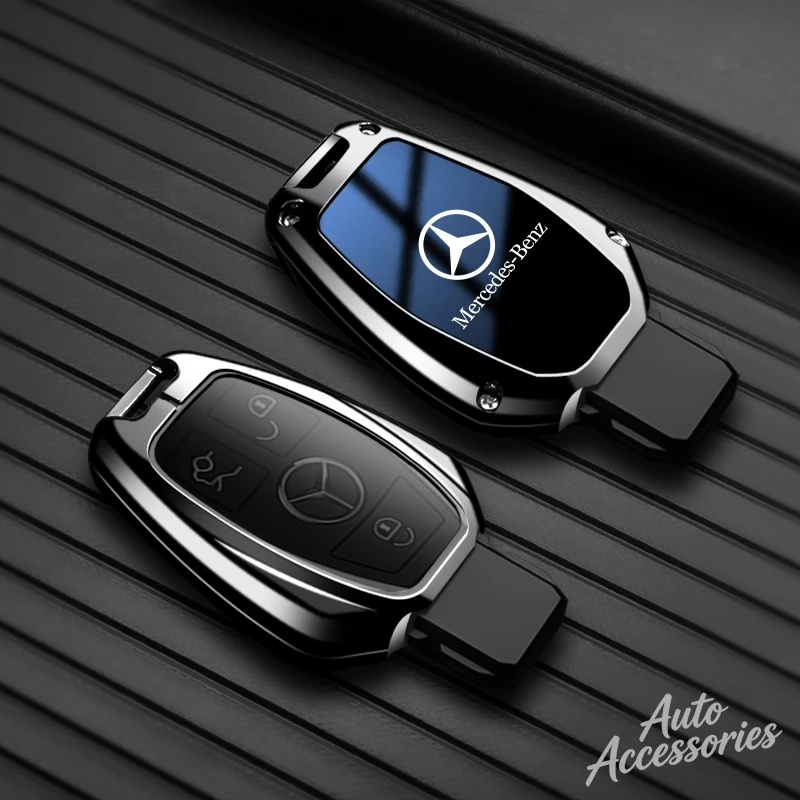 Фото Чехол-накладка для ключей с градиентным дизайном для Mercedes-Benz A, B, C, S-класса, AMG, GLA, CLA, GLC, W176, W221, W204, W205 – защитный аксессуар №5