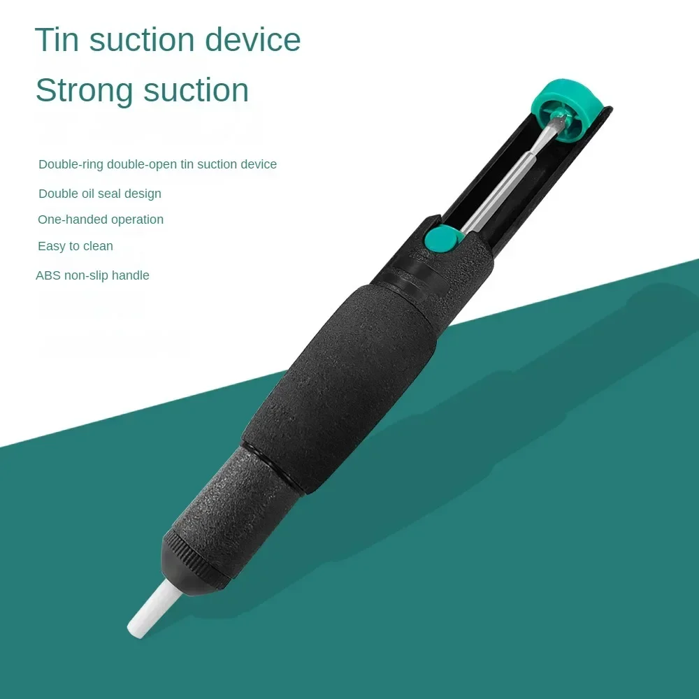 

Пластиковый мощный отсос для припоя, всасывающий оловянный Вакуумный паяльник, пистолет для отпайки, ручка с присоской, инструменты для ручной сварки