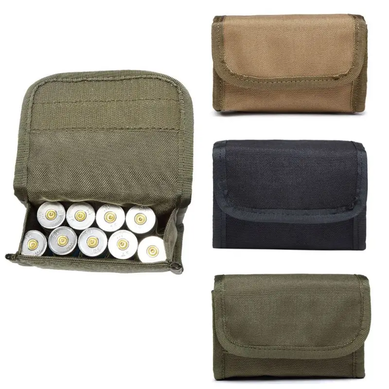 Tactical 10 Round Sgun Shell Reload Holder Molle Pouch For 12 Gauge/20G Magazine Pouch Ammo Round Cartridge Holder Outdoor