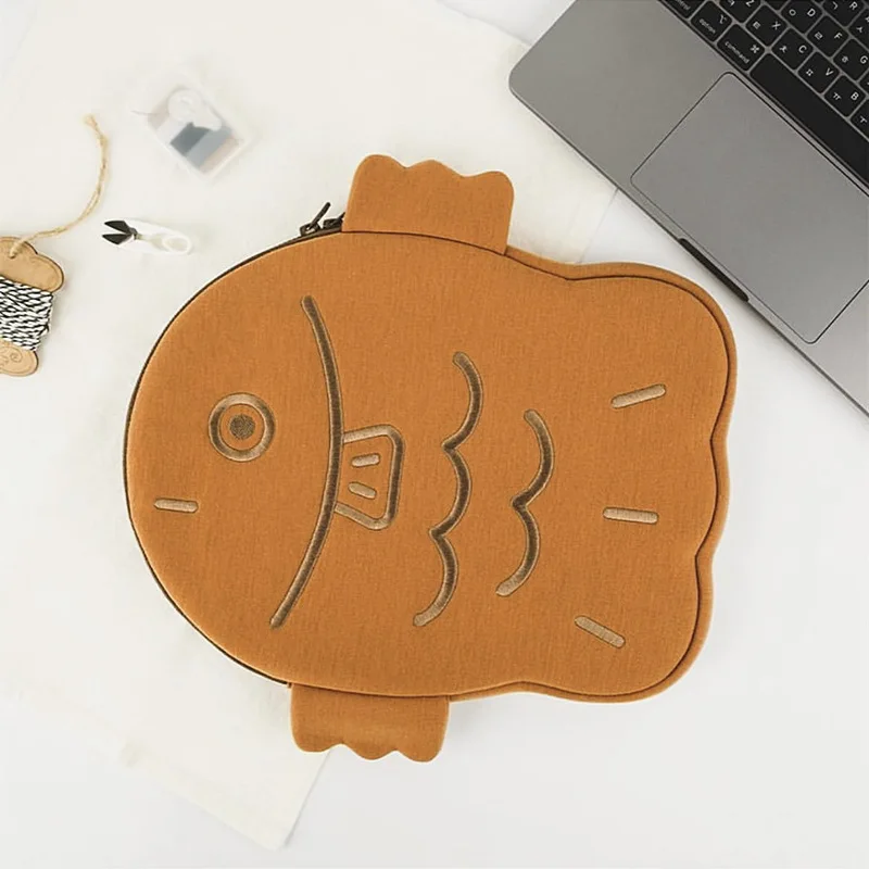 

9-13 Inch Tablet Sleeve Bag for iPad Air Pro 11 Galaxy Tab S7 S8 A8 13 inch Macbook Air 13 Lovely Snapper Yaki Bag Cover