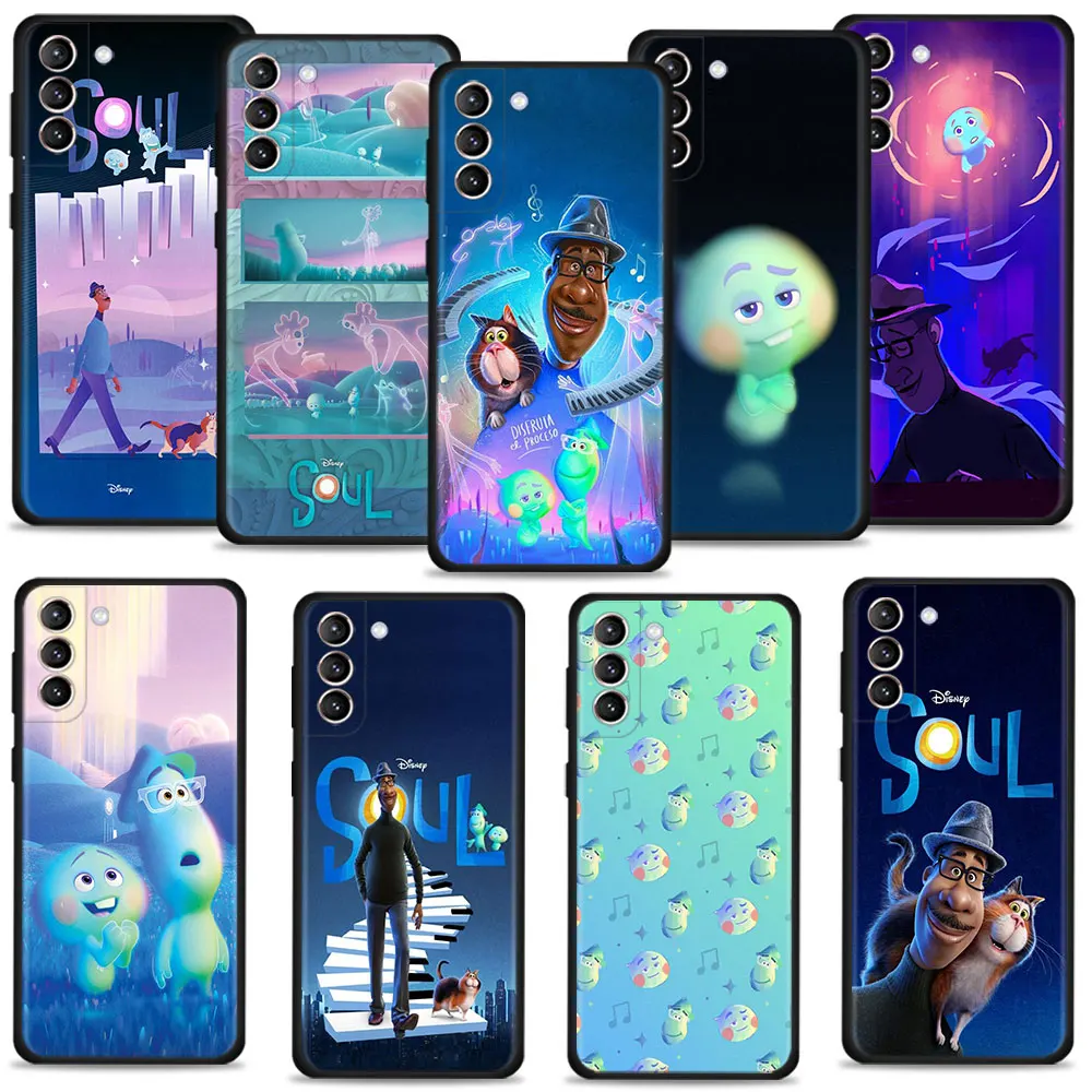 

Disney Soul 22 VS Earth Phone Case For Samsung Galaxy S22 S21 S20 FE Ultra S10 S9 S8 Plus S10e Note 20Ultra 10Plus Cover Coque