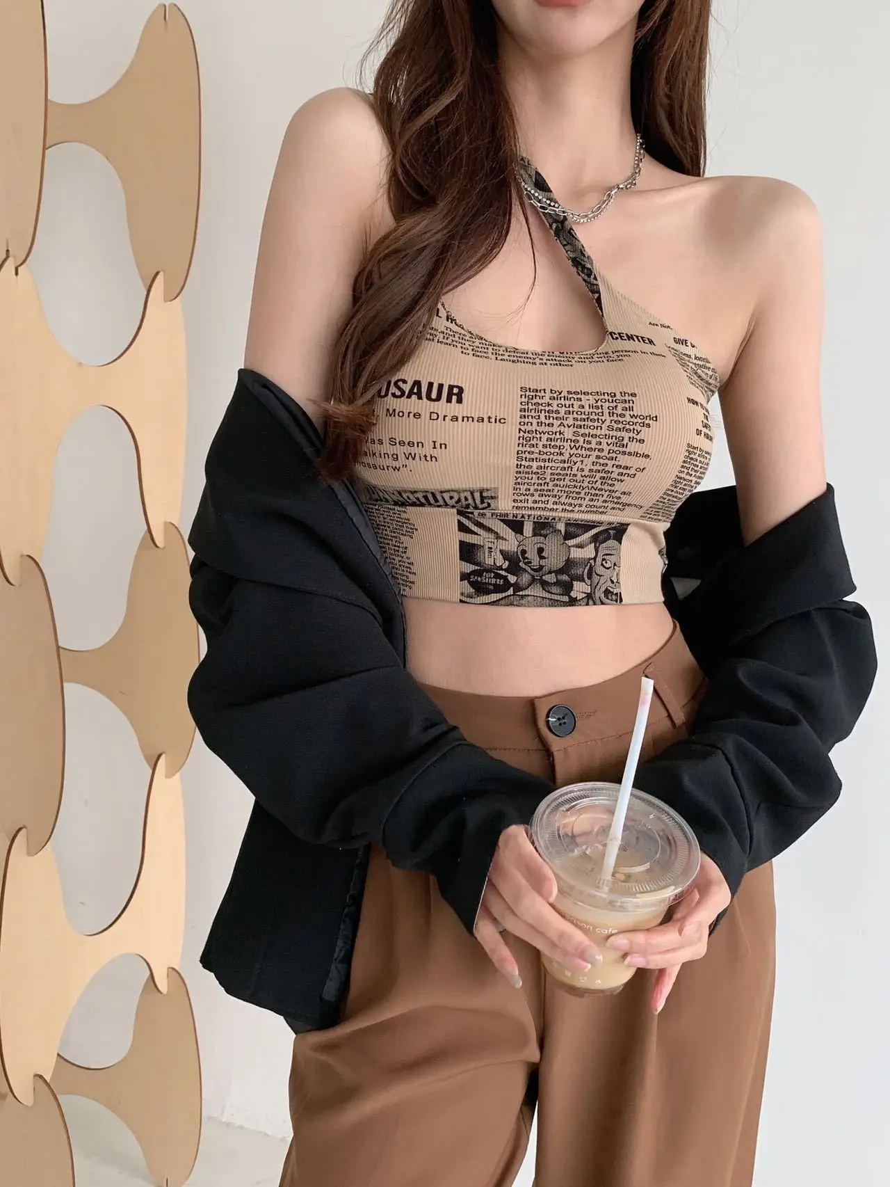 Модный новый бюстгальтер из чистого хлопка с подушкой для груди красивый косым