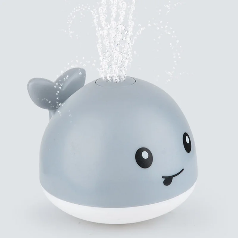 

Baby Bath Pools Water Fun Toy Electric Water Jet Whale Toddler Infants Bathroom Shower Light Music Water Playing Toys
