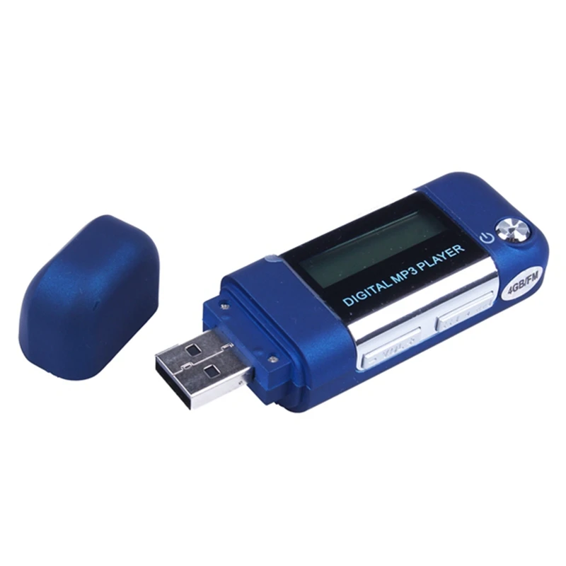 Mp3 Player 4GB U Disk Music Supports Replaceable AAA Battery Recording |