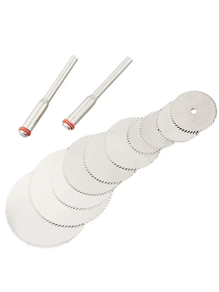 Режущий диск из углеродистой стали с оправками для дерева и пластика 12 шт.