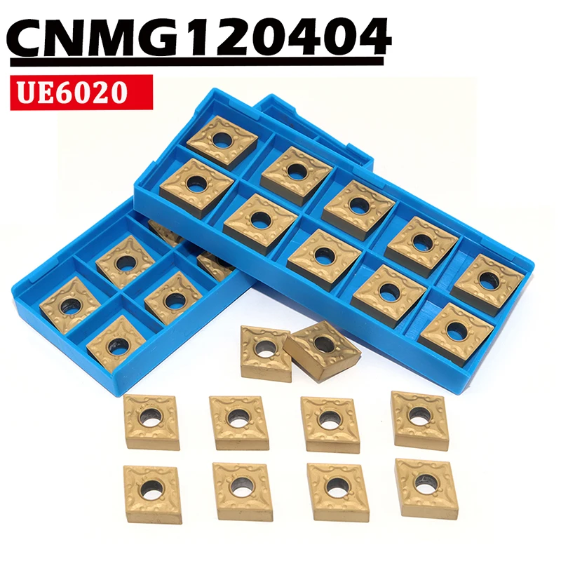

CNMG120404 MA UE6020 External Turning Tools Carbide Insert CNMG 120404 Metal Lathe Tools Inserts For Steel