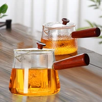 500 750ml glass tea pot side handle high temperature resistant electric pottery stove tea maker household kettle thickened
