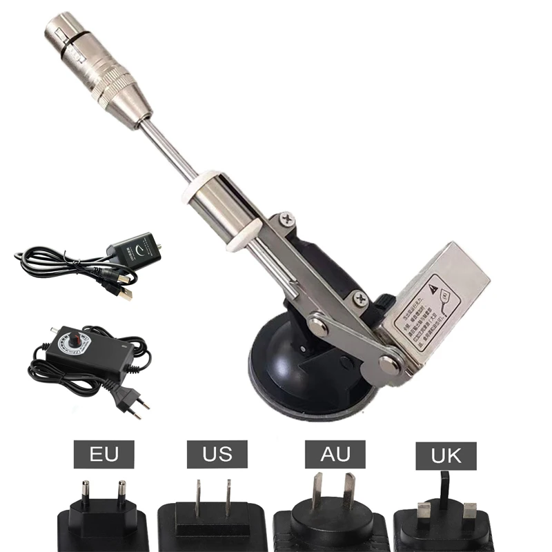 DC12V Mobile Power Supply USB Charger Mini Telescopic Linear Actuator 3XLR Connector Stroke Reciprocating Mechanism Motor