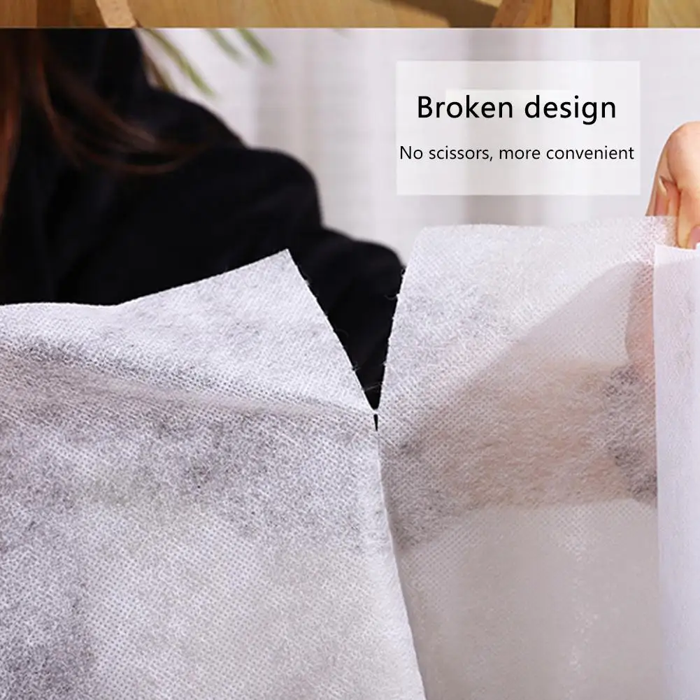 Одноразовый нетканый стол с плоским покрытием 100 листов/рулон для красоты