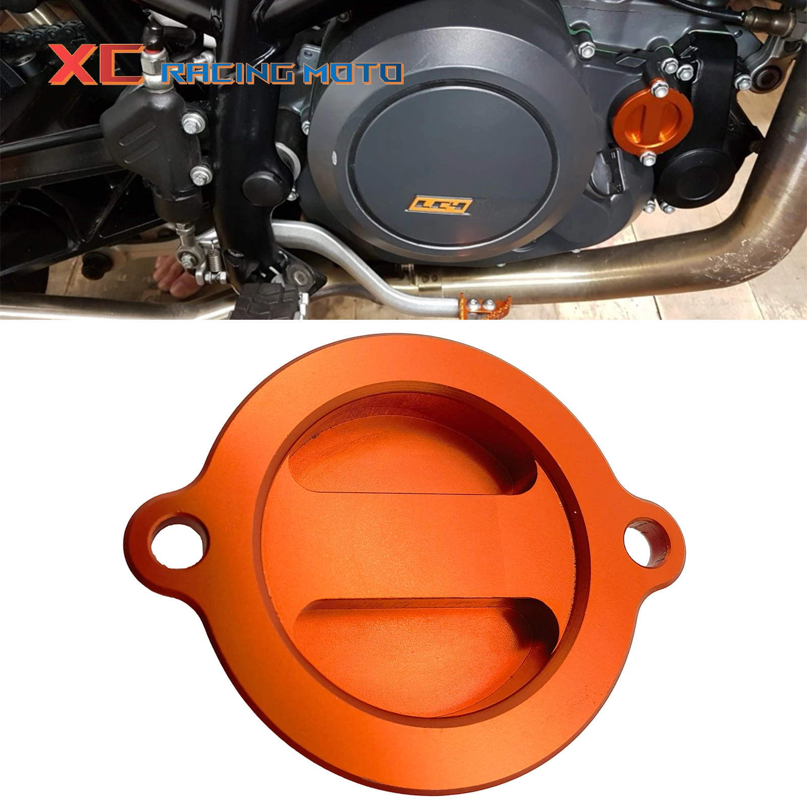 

Motorcycle Accessories CNC Oil Cap Oil Fuel Filter Billet Oil Filter Cover Cap For SXF XCF EXC-F EXC XCW XCF-W 250 350 450 500