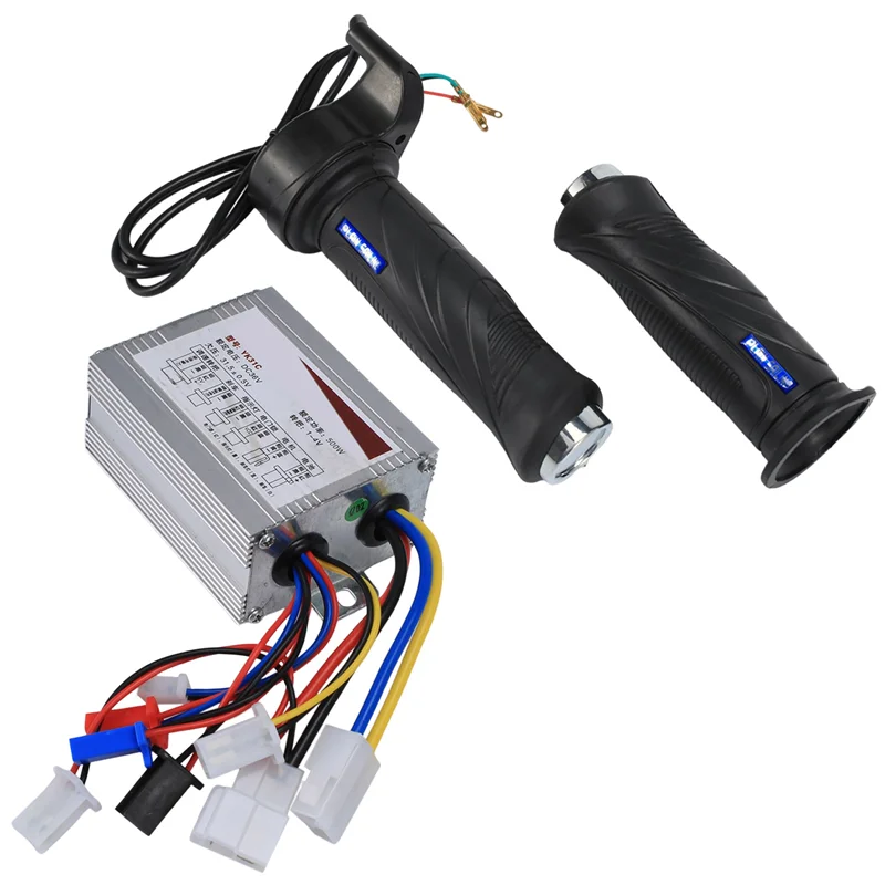 

36V 500W Electric Bike Bicycle Motor Brushed Controller & Throttle Twist