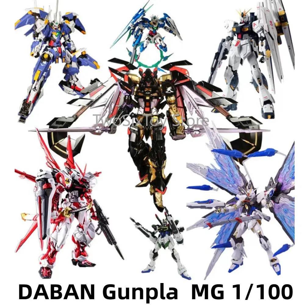

Daban Gunpla MG model 1/100 All series Astray Red Frame Epyon Sinanju Zeta Wing Zero Japanese anime assembled PVC Action Figures