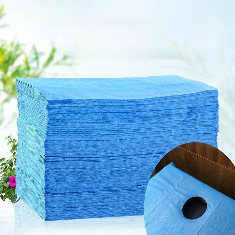 Одноразовая простыня с отверстием для лица кровать Beau из нетканого материала