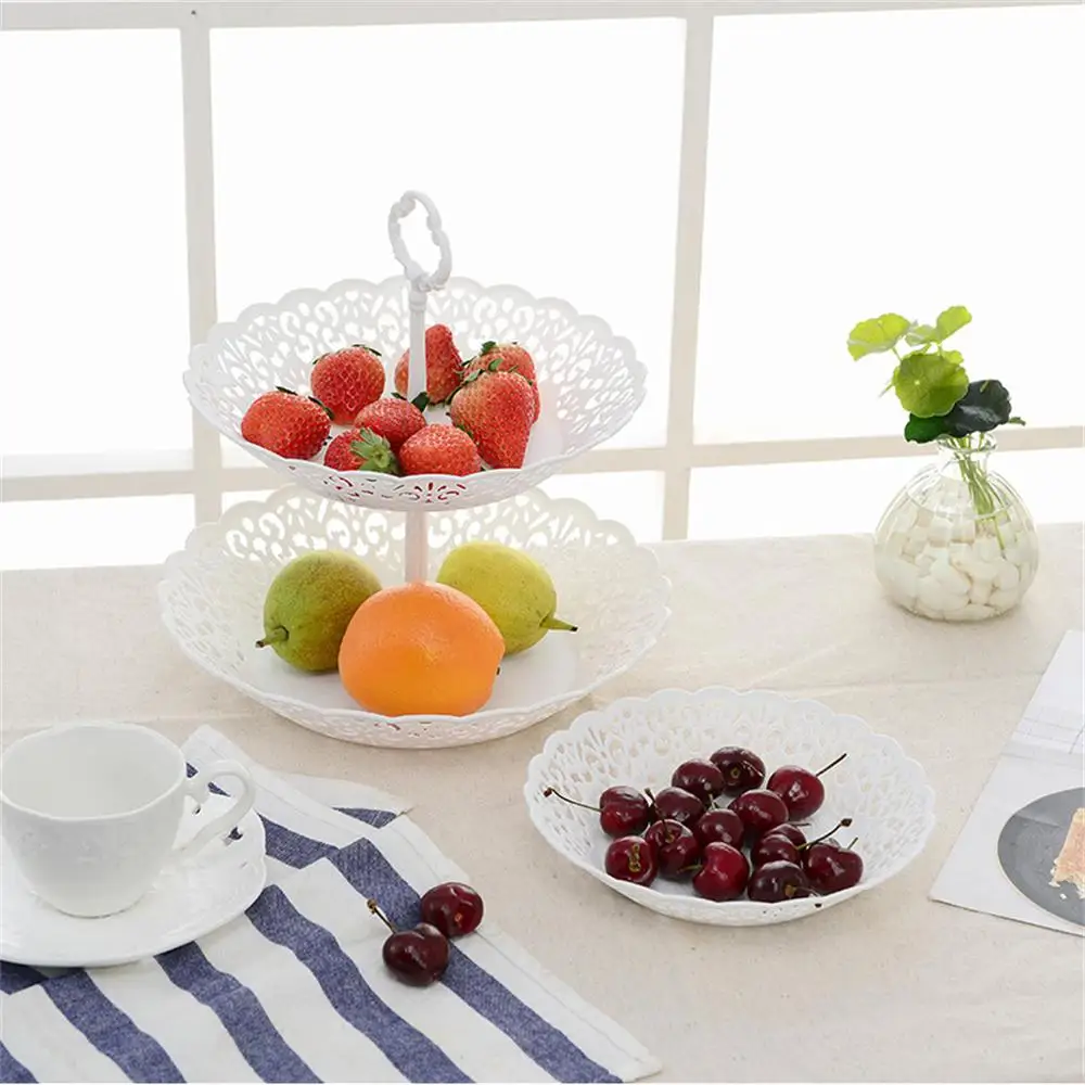 

Creative Idea Modern Table Bowl Multi-layer Snack Candy Tray Suitable For Festivals Decorative Your Home Fruit Tray Three Layers