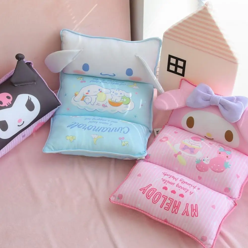 

Sanrio складная подушка на сиденье kawaiизма Мелоди Kuromi Cinnamoroll Аниме Фигурка подголовник подушка для обеда стул для девушки спальни офиса