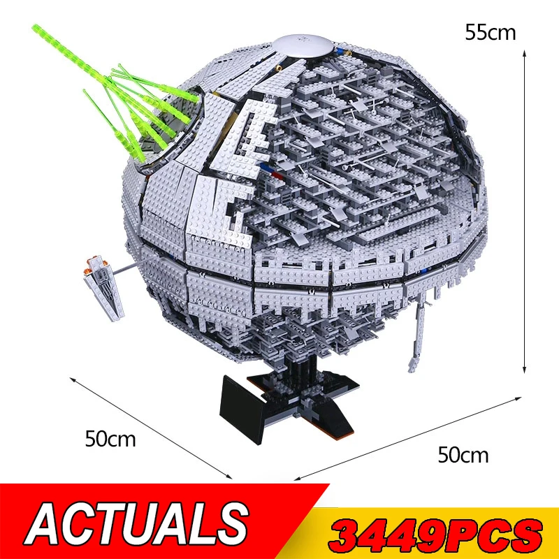 

IN STOCK Star Series 3449Pcs 05026 Death Model Compatible plan 10143 Building Blocks Bricks Toys Kids DIY Birthday Gifts