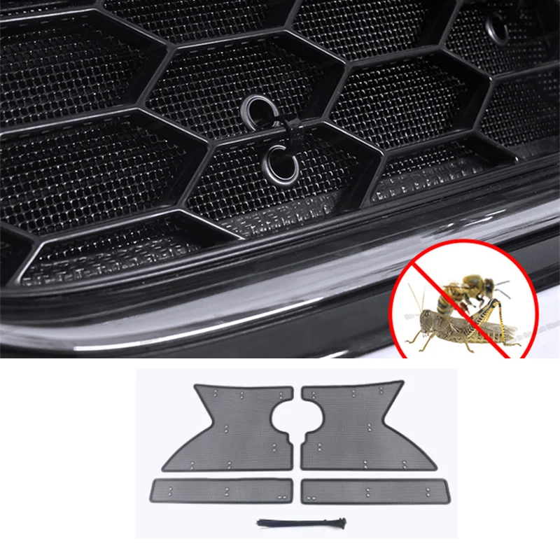 

steel mesh car front grille anti-insect net protector for lexus rx rx200 rx300 rx350 rx450h 2016 2017 2018 2019 2020 2021 auto