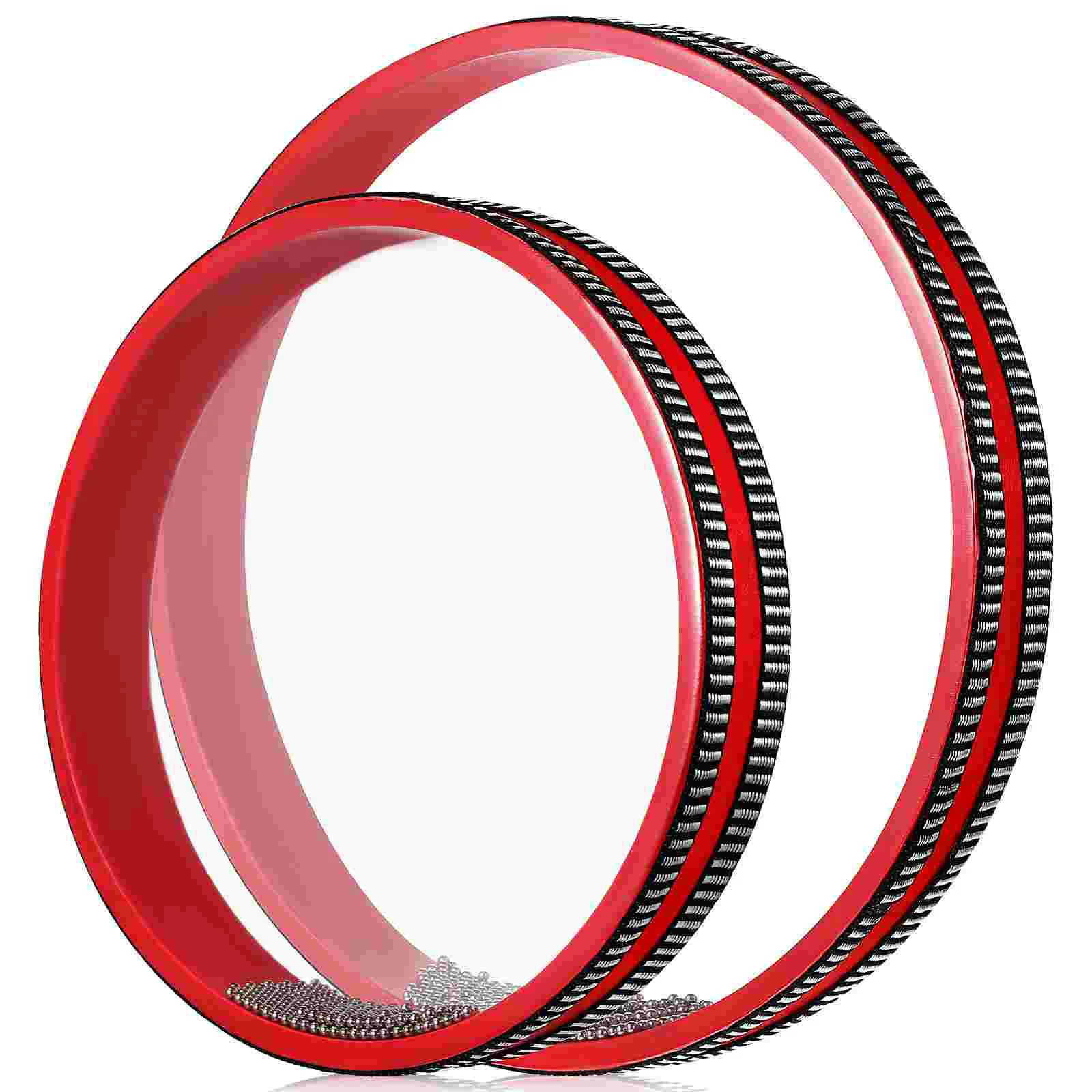 

2pcs Funny Ocean Drums Kids Instrument Wave Ocean Drums Musical Instruments Round Ocean Drums Percussion Drums