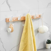 sarihosy wood wall hooks coat clothes holder for bathroom kitchen bedroom hallway hanger wall hook wall hanging coat rack