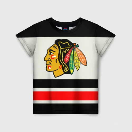 Детская футболка 3D Chicago Blackhawks