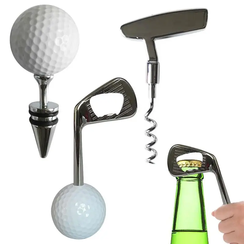 

Wine Corkscrew Opener Golf Ball Bottle Opener Wine Accessories Kit Resist Corrosion Eco-Friendly Safe And Durable To Use