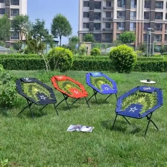 Складные круглые стулья для кемпинга Спорт на открытом воздухе Развлечения