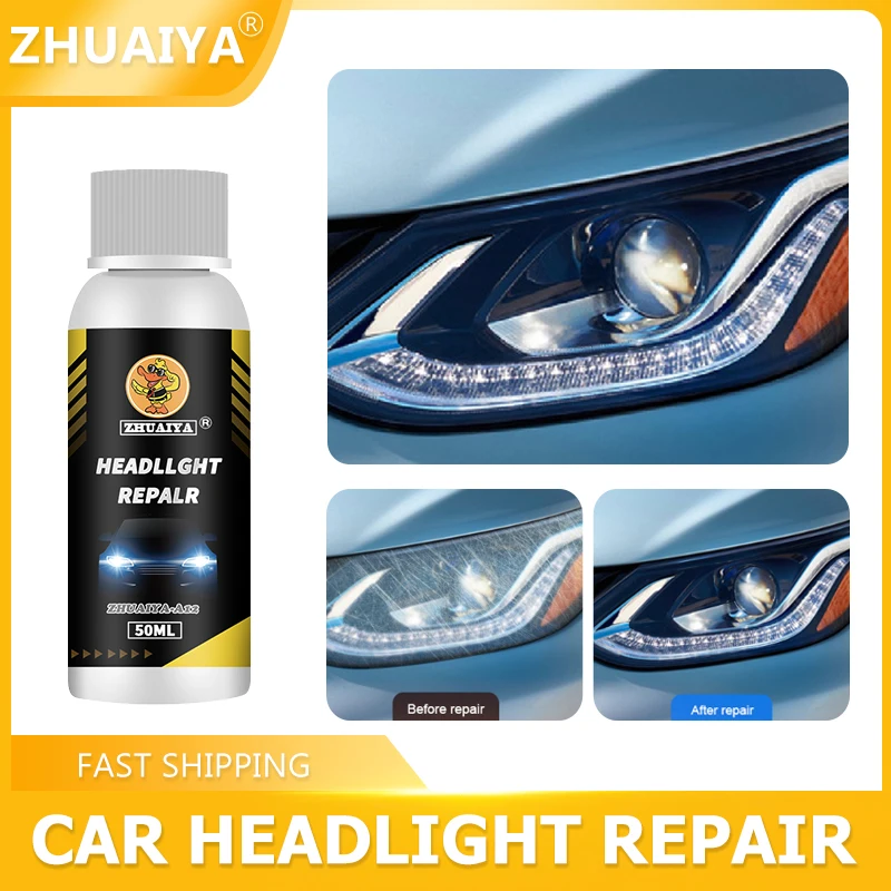 

ZHUAIYA Car Headlight Polishing Repair Kit Clean Retreading Agent headlight restorer Polishing Anti-scratch Liquid Car Chemicals