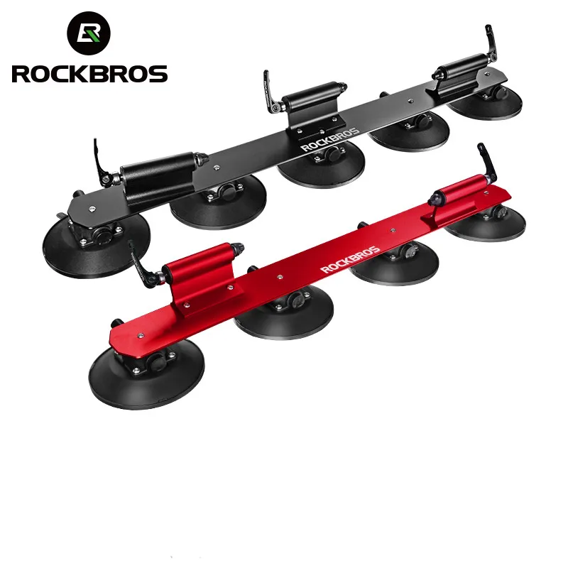 

ROCKBROS MTB Road Bicycle Suction Roof-Top Bike Carrier Car Carry Bike Universal Racks Quick Hub Install Cycling Rack Accessory