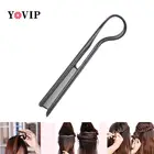 1 шт., расческа для выпрямления волос, v-образный вырез, черный цвет, зажим, выпрямитель для волос, сделай сам, укладка расчески, инструмент