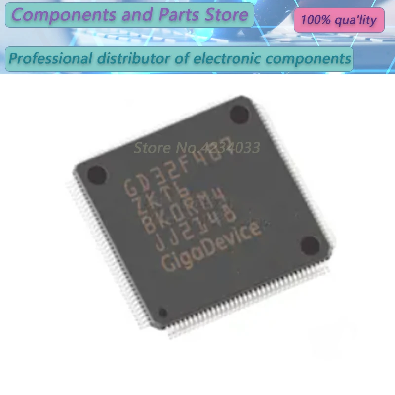 

1 шт. GD32F407ZKT6 GD32F407ZKT GD32F407 LQFP144 NEW100 % GD32F 407ZKT6