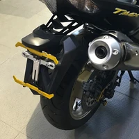 rts motorcycle accessories for yamaha bmw halle kawasaki universal motorcycle cnc adjustable license plate bracket holder