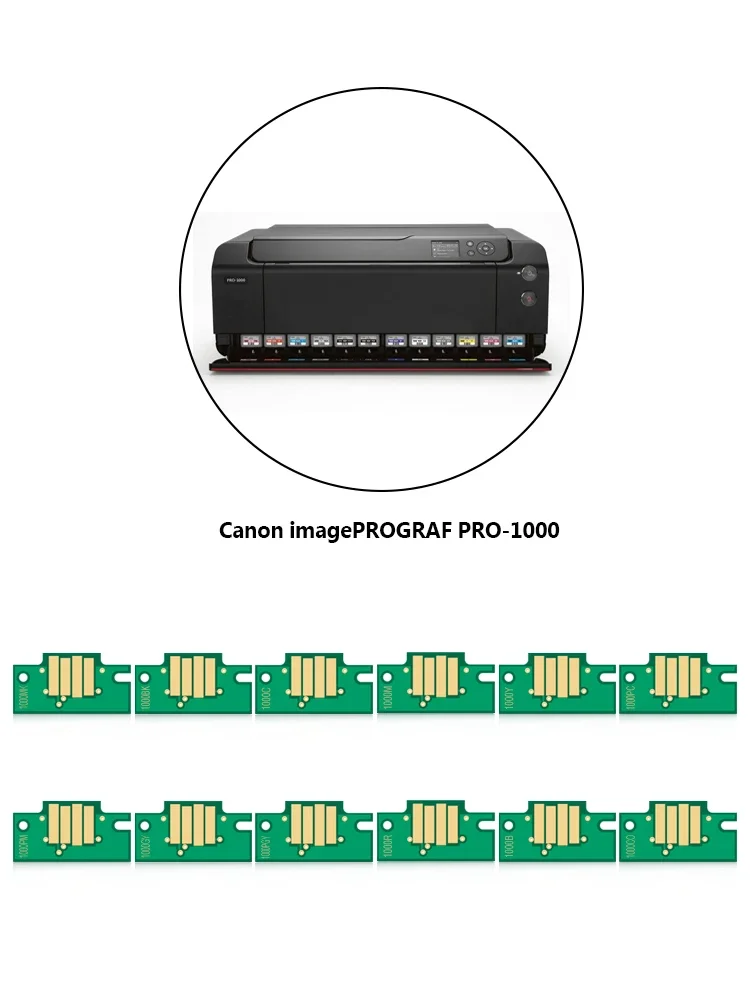 Картридж с чернилами PFI 1000 PFI-1000 PFI1000 постоянный чип для принтера Canon imagePROGRAF PRO-1000