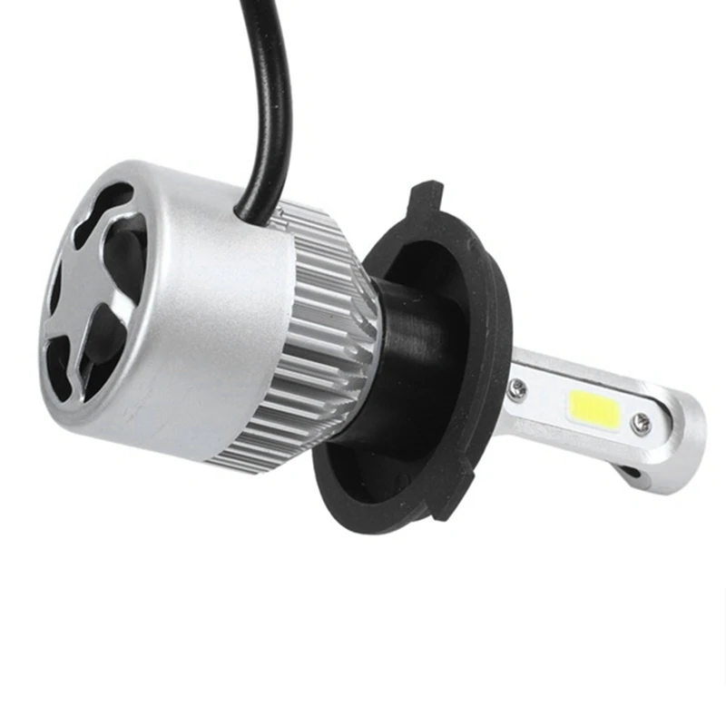 2 пары S2 H4 72W 8000LM светодиодные фары автомобиля дальнего/ближнего света авто лампы