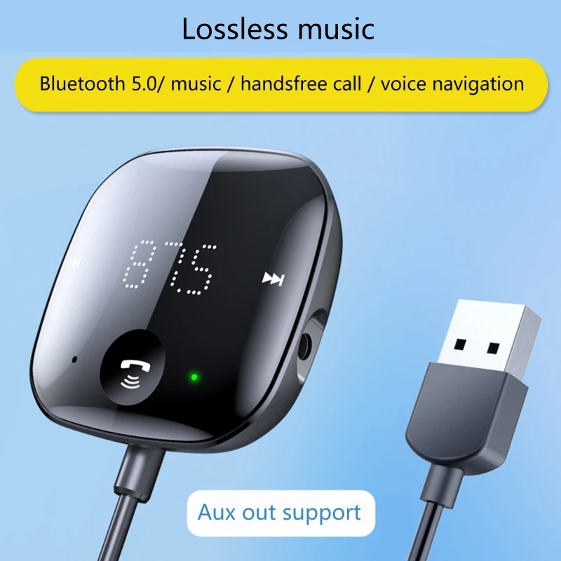 FM-передатчик автомобильный беспроводной Bluetooth-совместимый 5 0 FM-радиомодулятор