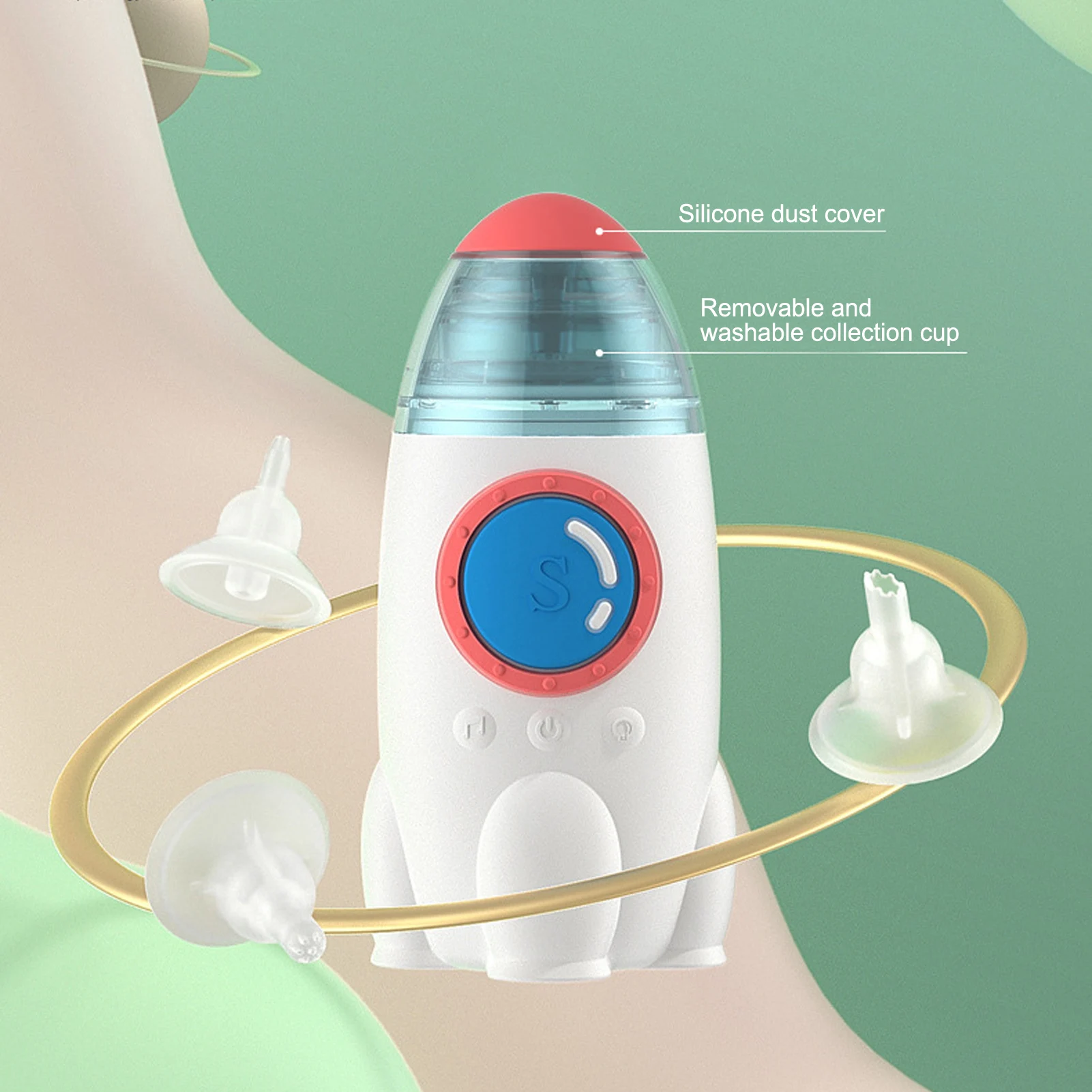 

Nose Sucker For Baby Electric Baby Nasal Aspirator For Baby Toddlers Rechargeable Snot Sucker Infants Nose Cleaner Snot Mucus