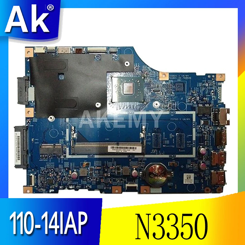 

Материнская плата lv114a _ MB 15270-1 для Lenovo 110-14IAP V110-14IAP, материнская плата для ноутбука FRU 5B20M44666 с процессором Intel N3350 DDR3L 100%, полностью протестирова...
