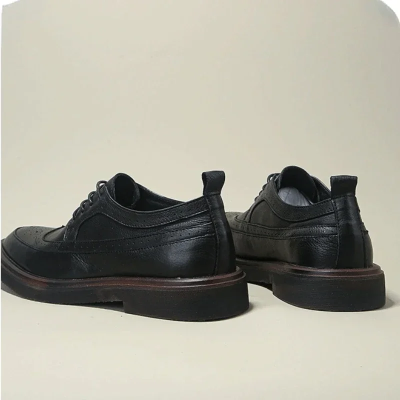 Итальянские мужские модельные туфли роскошные удобные дизайнерские ручной