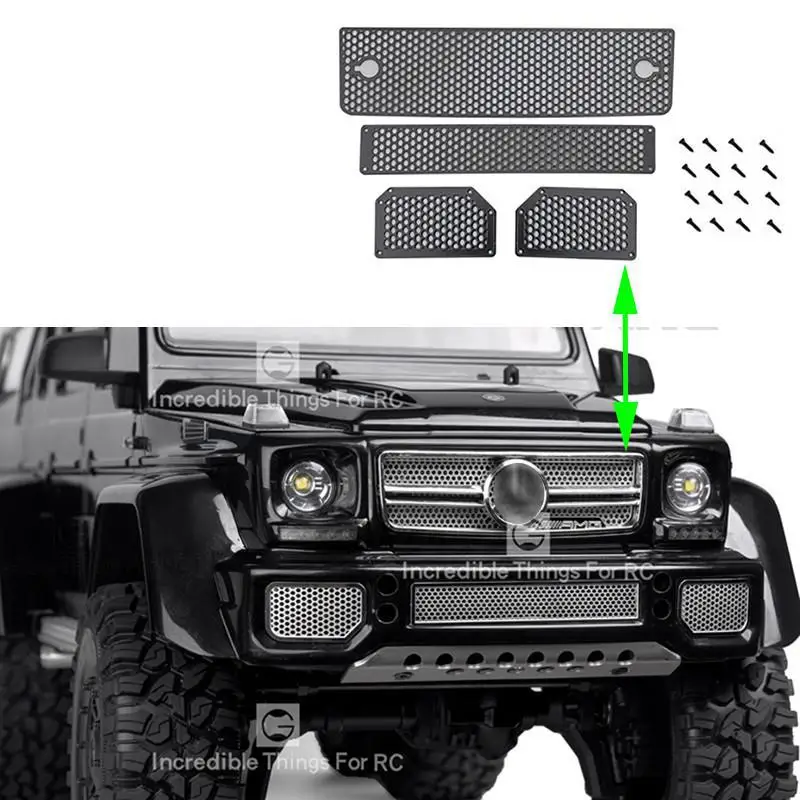 

It is suitable for 1 / 10 rc car remote control tracked vehicle trx4 G500 trx6 g63 cooling medium mesh air intake grille