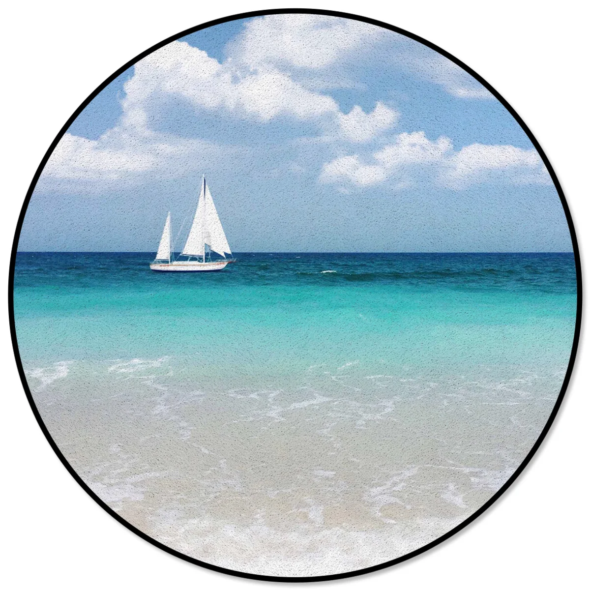 

Морской пляж, летнее небо, парусные облака, коврики и ковры для дома, гостиной, украшение для комнаты, Подростковый Декор для спальни