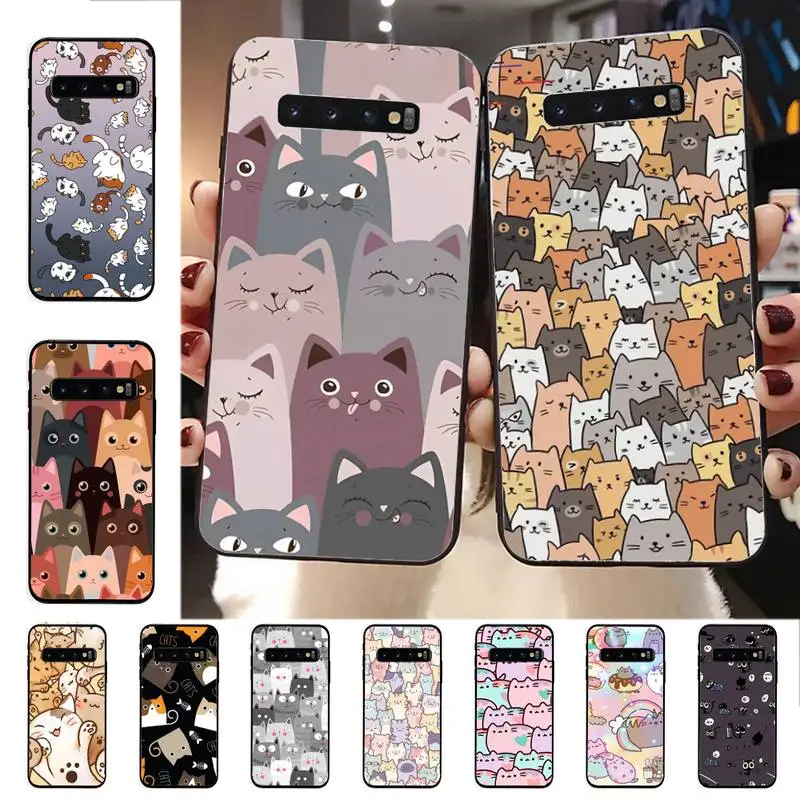 

Cartoon Cute Cats Phone Case For Samsung Galaxy S 20lite S21 S21ULTRA s20 s20plus S21plus 20UlTRA cover