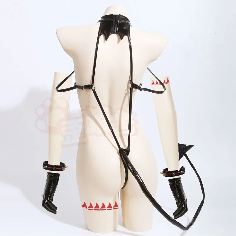 Женский кожаный костюм для косплея из аниме коготь Лейн