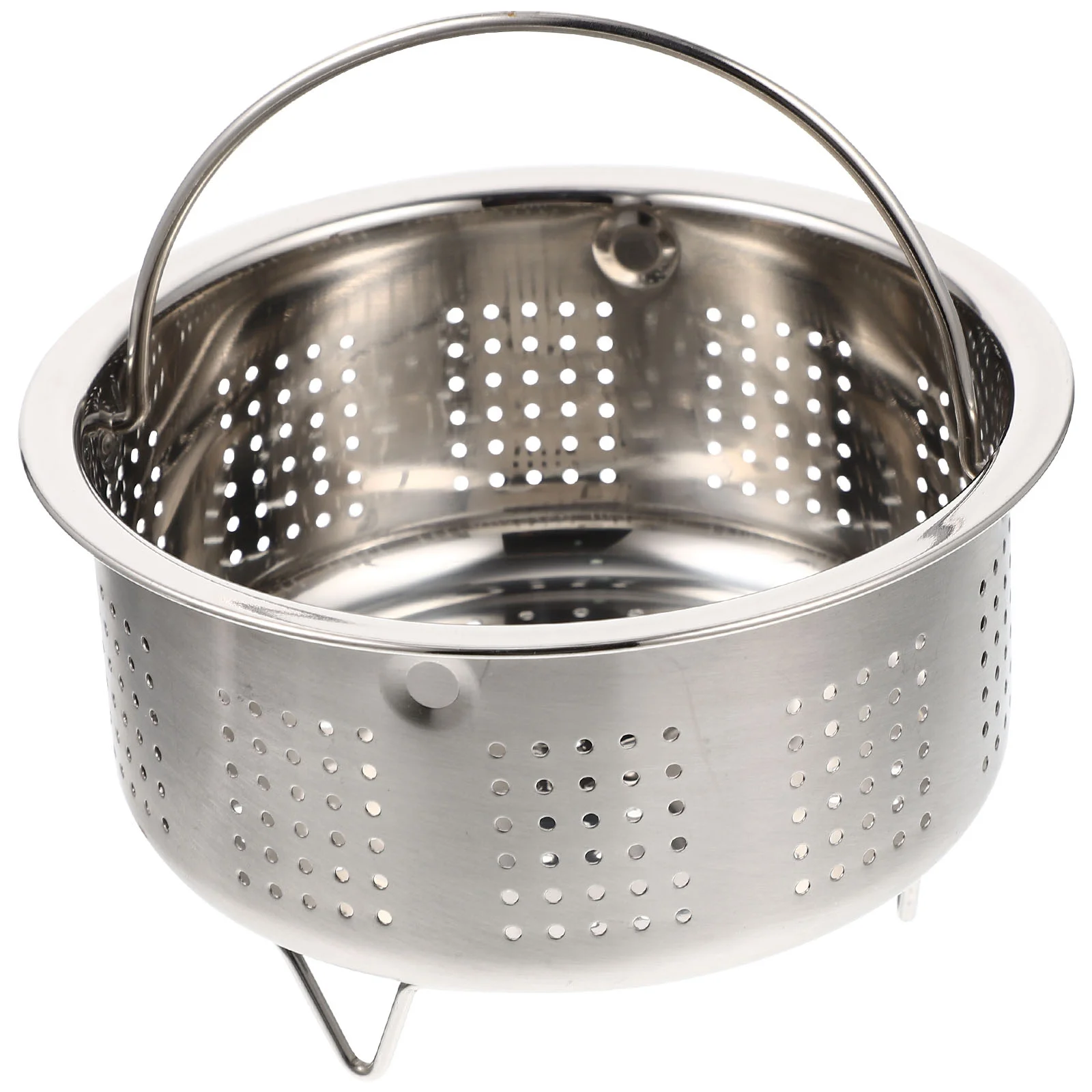 

Steamer Basket Rack Strainer Pot Steam Steaming Kitchen Vegetables Stainless Steel Vegetable Insert Round Cooking Seafood Meat