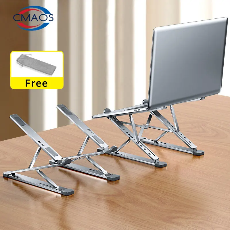 

CMASO NEW N8 Adjustable Laptop Stand Aluminum for Macbook Tablet Notebook Stand Table Cooling Pad Foldable Laptop Holder A