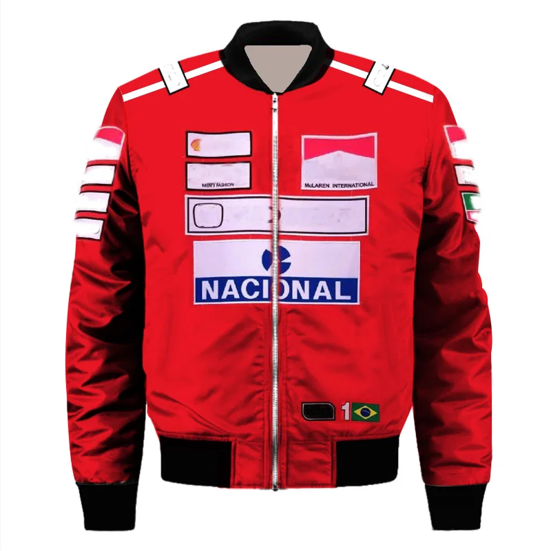 

2023 New Design F1 Formula One Driver Jacket Brazilian Driver Sena Championship Jersey Racing Fan Commemorative Jacket